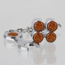 Leopard grain  豹纹扳手气门嘴帽/Leopard grain wrench valve cap