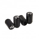 大众R磨砂黑气门嘴帽/    rline  logo black aluminum alloy valve cap