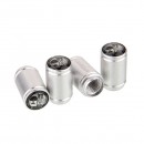 阿尔法罗密欧磨砂银气门嘴帽/   alfa romeo  silver aluminum alloy valve cap