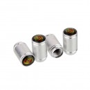 黑保时捷磨砂银气门嘴帽/   Porsche-B  silver aluminum alloy valve cap