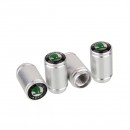 斯柯达磨砂银气门嘴帽/  SKODA   silver aluminum alloy valve cap
