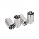 大众vw磨砂银气门嘴帽/  vw   silver aluminum alloy valve cap