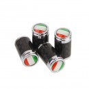 意大利国旗碳纤维气门嘴帽/Italy  carbon  fiber  valve  cap