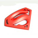 Super man 超人车贴 个性改装金属标 3D立体装饰贴 红色
