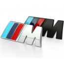 BMW宝马标准M 金属贴标 亚黑色 银色