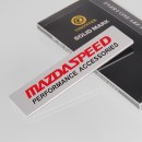 MAZDA 马自达MS mazdaspeed 喷绘车标 100*26mm