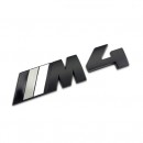 宝马 BMW M4 黑色金属贴标 灰白色