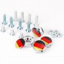 德国国旗车牌螺丝/  Germany stainless steel plate screw