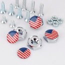 美国国旗车牌螺丝/ American flag stainless steel plate screw