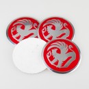 红色沃克斯豪尔轮毂标/ Vauxhall Center Wheel Cover Sticker