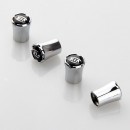 起亚银色小蛮腰气门嘴帽/Kia 018 Tire valve cap