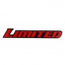 红色LIMITED铝合金贴标/Aluminum alloy sticker