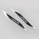 凌志雷克萨斯刀锋叶子板贴标 LEXUS Knife Edge Metal Labeling