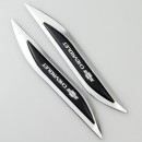 雪佛兰车标新款刀锋叶子板贴标 Chevrolet Knife Edge Metal Labeling