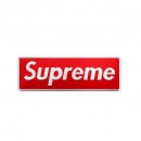 supreme红色铝合金铭牌/Aluminum alloy sticker