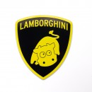 恶搞兰博基牛Lamborghini铝合金铭牌/Aluminum alloy sticker