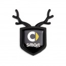 奔驰smart 黑色小鹿车贴/Mercedes-Benz smart Deer car sticker