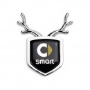 奔驰smart 银色小鹿车贴/Mercedes-Benz smart Deer car sticker