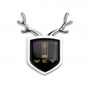 WEY长城魏银色小鹿车贴/WEY Deer car sticker