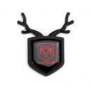 道奇公羊黑色小鹿车贴/Dodge Ram Deer car sticker