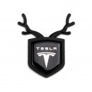 特斯拉黑色小鹿车贴/Tesla Deer car sticker