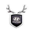 现代银色小鹿车贴/Hyundai Deer car sticker