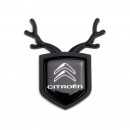 雪铁龙黑色小鹿车贴/Citroen Deer car sticker