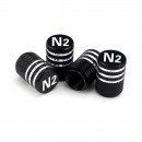 N2 黑色激光气门嘴帽/ N2 Laser valve cap