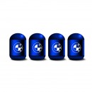 宝马 蓝色时光胶囊气门嘴帽/BMW blue Capsule shaped valve setm caps