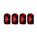 奔驰 红色时光胶囊气门嘴帽/Mercedes red Capsule shaped valve setm caps