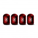 新凯迪拉克 红色时光胶囊气门嘴帽/Cadillac red Capsule shaped valve setm caps