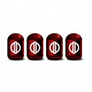 日产 红色时光胶囊气门嘴帽/Nissan red Capsule shaped valve setm caps