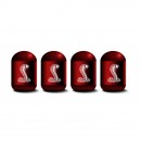 蛇 红色时光胶囊气门嘴帽/snake red Capsule shaped valve setm caps