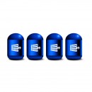 皇冠 蓝色时光胶囊气门嘴帽/an crown blue Capsule shaped valve setm caps