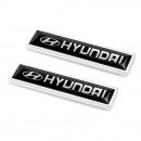 现代金属对装贴标/HYUNDAI New Pair Metal Label