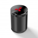 三菱车用烟灰缸【大号黑色】Mitsubishi logo Alloy Car Ashtray with LED Light