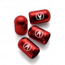 讴歌 红色时光胶囊气门嘴帽/Acura red Capsule shaped valve setm caps