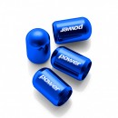 GT 蓝色时光胶囊气门嘴帽/GT blue Capsule shaped valve setm caps
